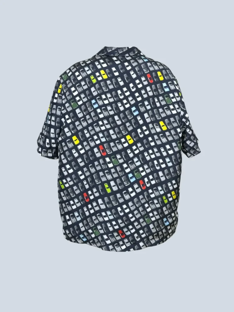 Camicia con stampa all over di automobili, 50., foto 4 di 5