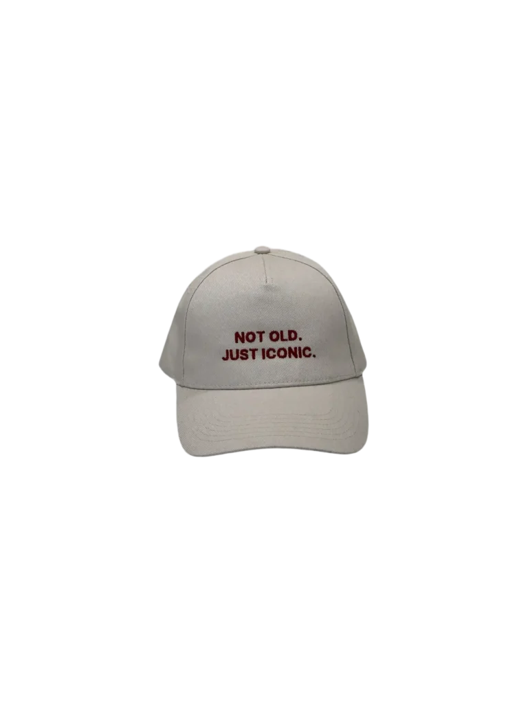 off-white baseball cap, OS., photo 2 of 4