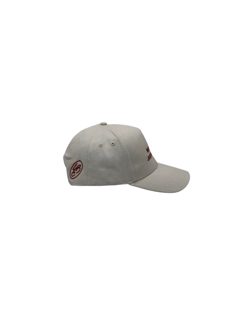 off-white baseball cap, OS., photo 3 of 4