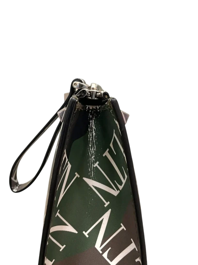 Garavani, VLTN camouflage leather clutch., photo 10 of 12