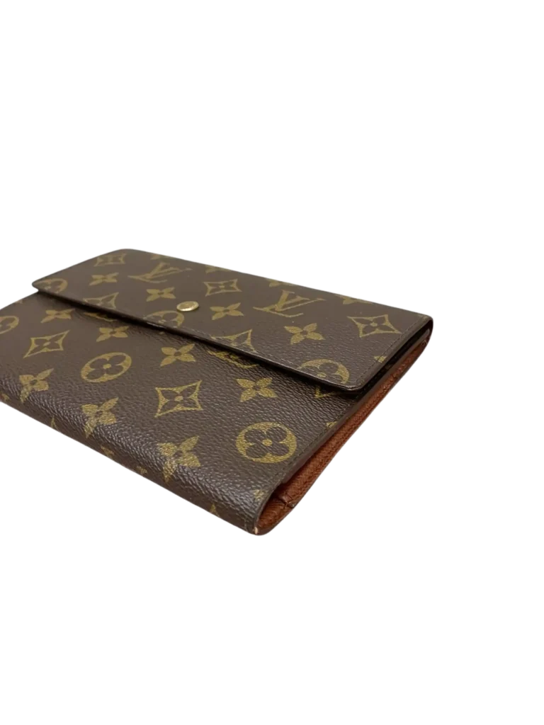 Vintage Monogram canvas and leather maxi wallet, photo 6 of 13