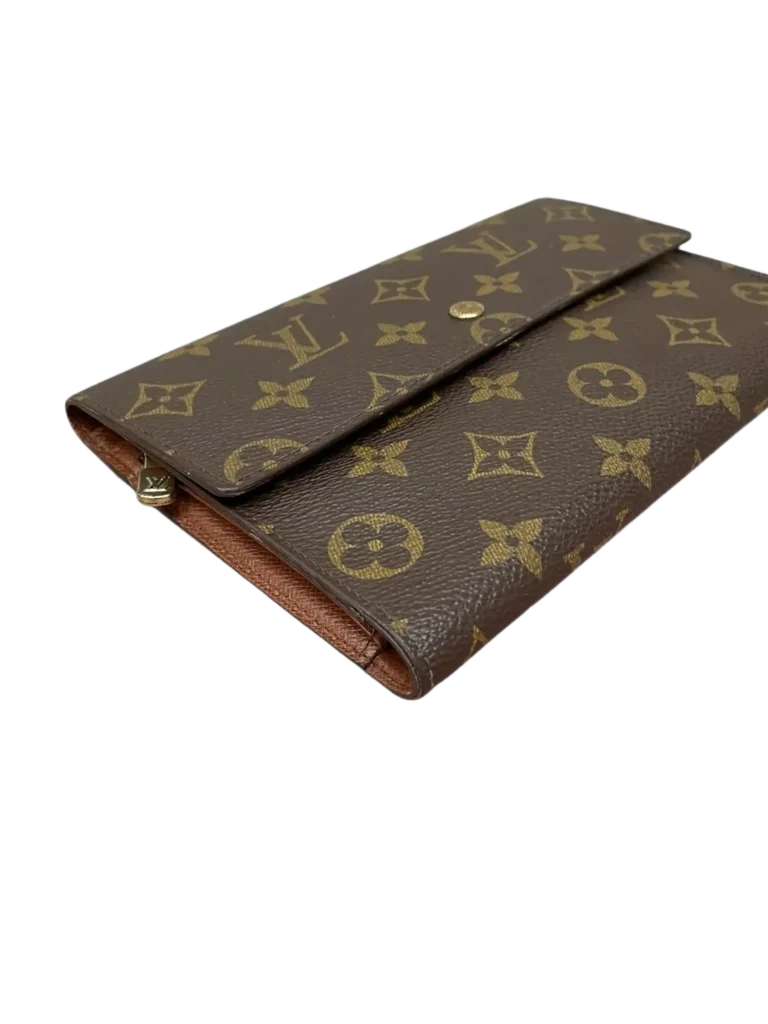 Vintage Monogram canvas and leather maxi wallet, photo 5 of 13
