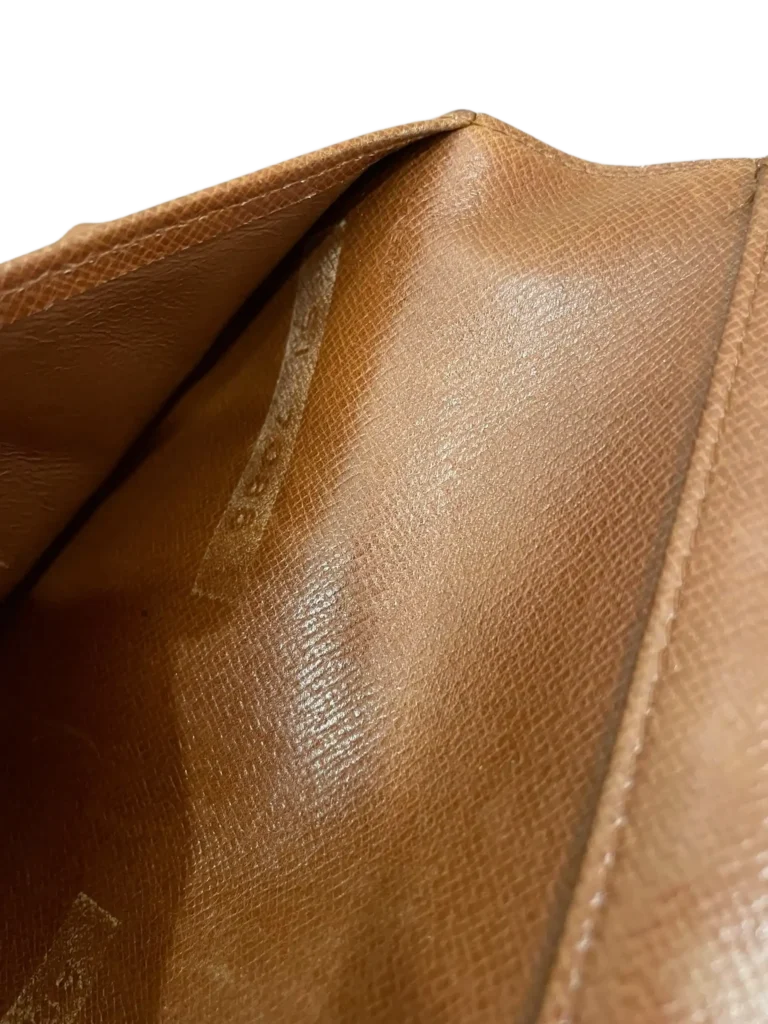 Vintage Monogram canvas and leather maxi wallet, photo 11 of 13