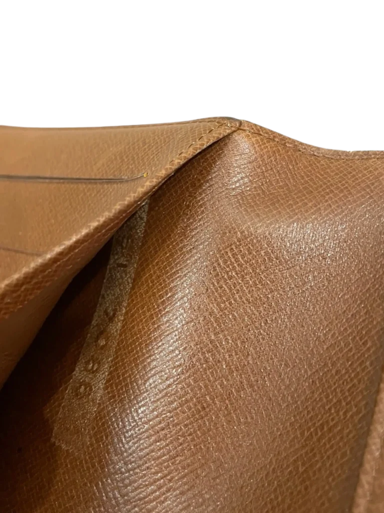 Vintage Monogram canvas and leather maxi wallet, photo 10 of 13