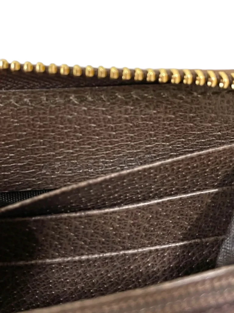 Zippy Bengal Monogram canvas and leather wallet, photo 8 of 9