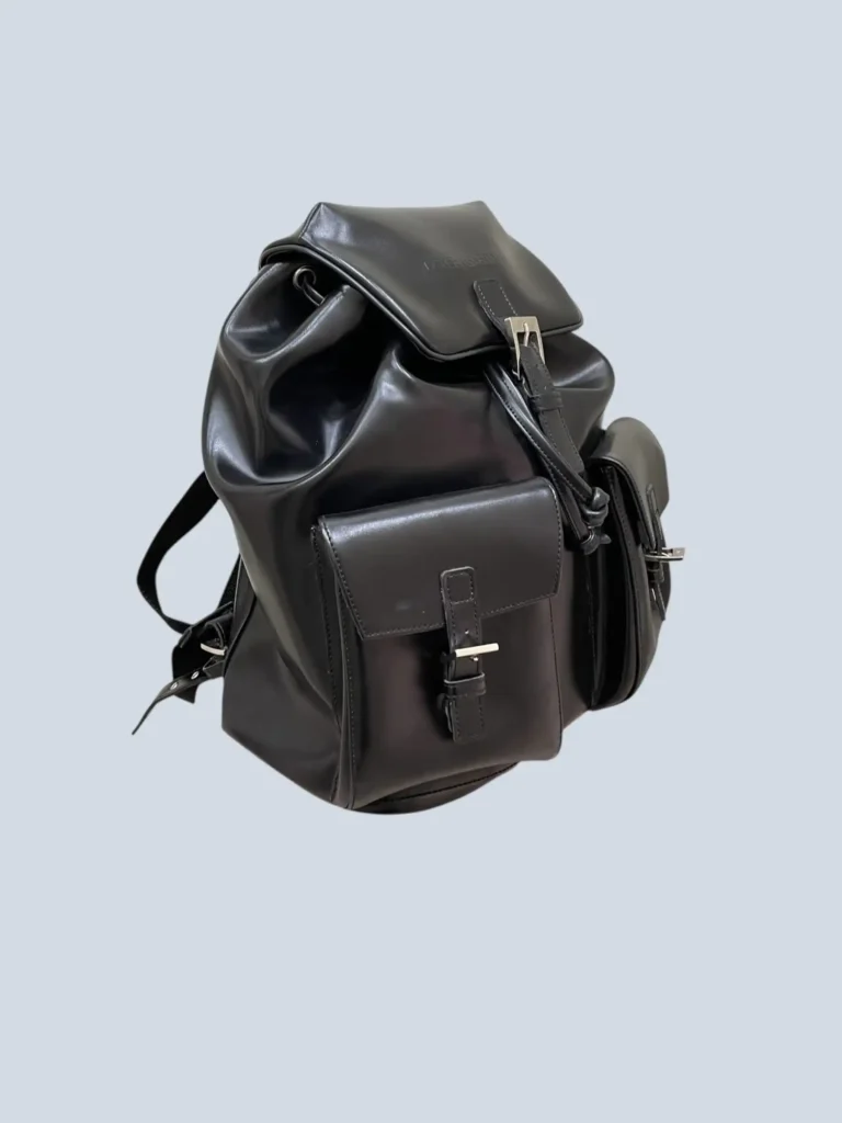 Zaino in pelle con tasche., foto 2 di 12