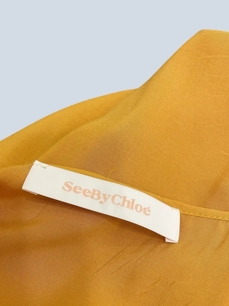 SeeByChloé, abito lungo in misto seta plissè, 42., foto 4 di 8