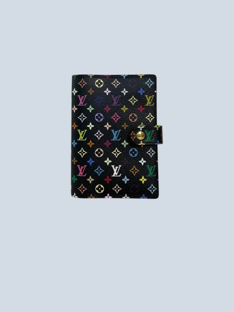 x Takashi Murakami, agenda PM in tela Monogram.
