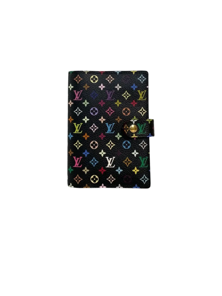 x Takashi Murakami, agenda PM in tela Monogram.