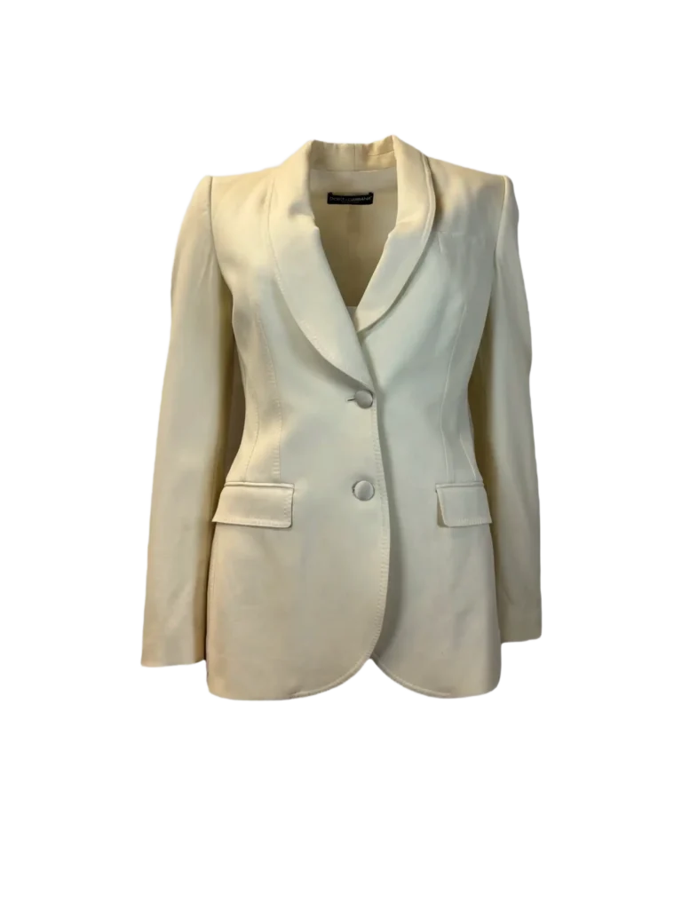 Blazer monopetto in lana, 38.