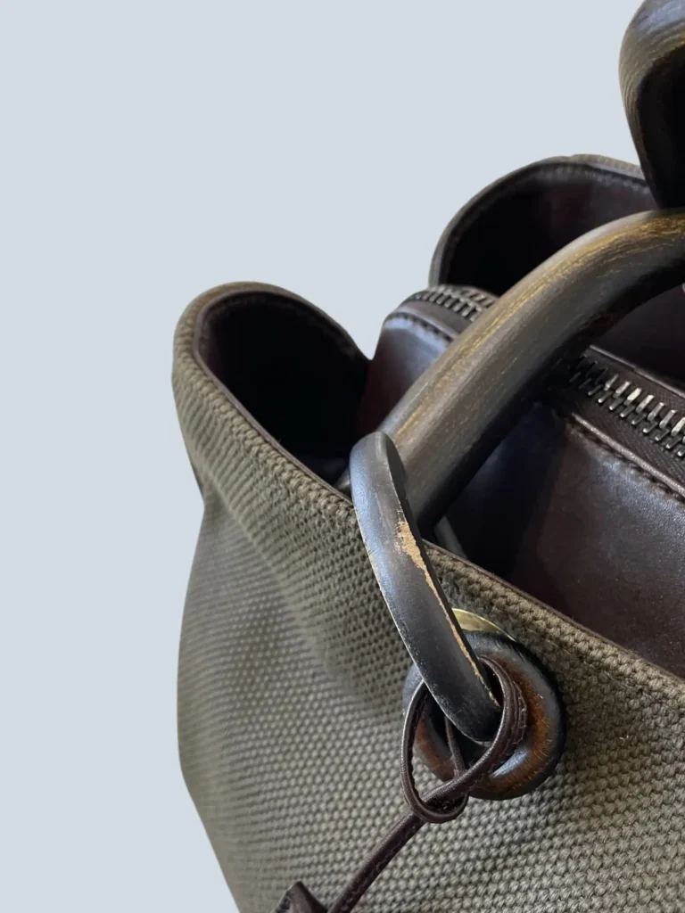 By Tom Ford, borsa a mano in canvas e legno., foto 9 di 12