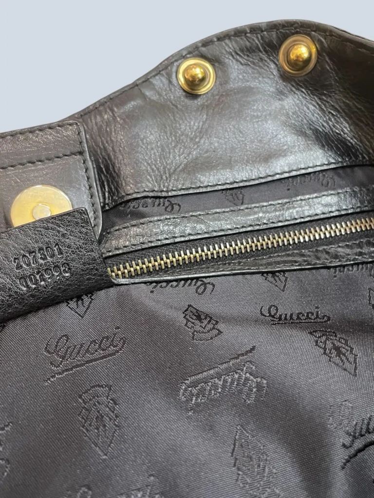 Borsa tote Babouska Hysteria in pelle con frangie e borchie., foto 7 di 12