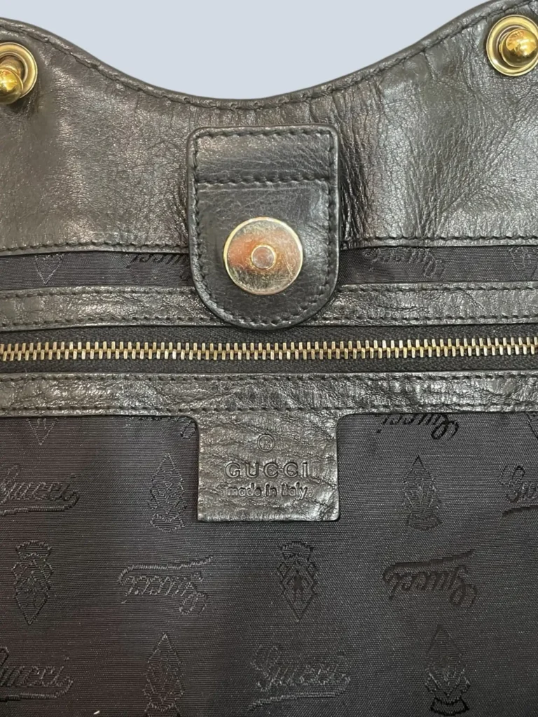 Borsa tote Babouska Hysteria in pelle con frangie e borchie., foto 6 di 12