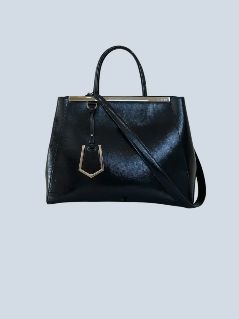 Borsa a spalla 2Jours Medium in vernice.