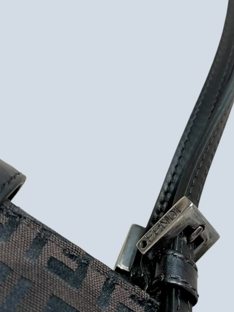 Borsa a spalla in tela Zucchino e pelle., foto 9 di 15