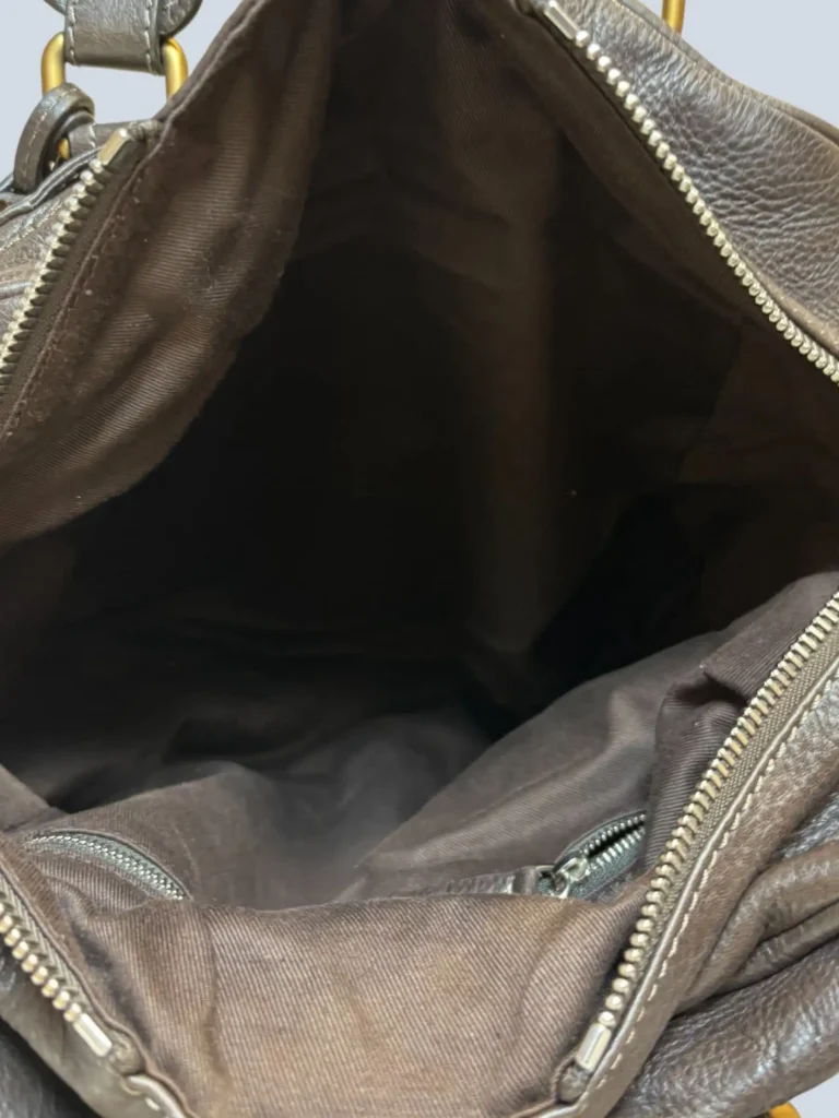 Borsa a spalla Paddington Grande in pelle martellata., foto 6 di 15