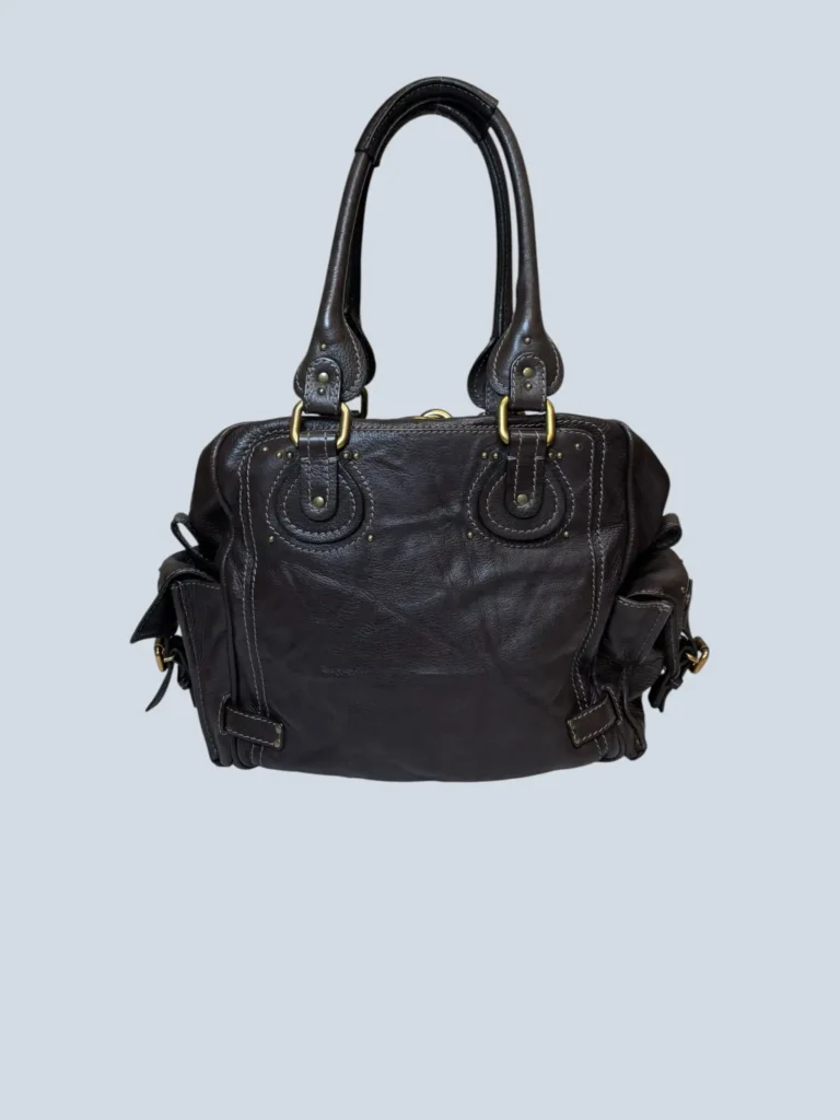 Borsa a spalla Paddington Grande in pelle martellata., foto 4 di 15