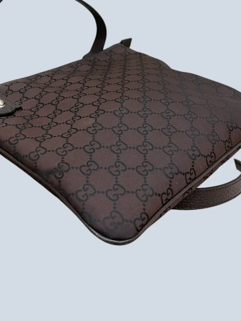 Borsa a tracolla in nylon Monogram e pelle., foto 11 di 11