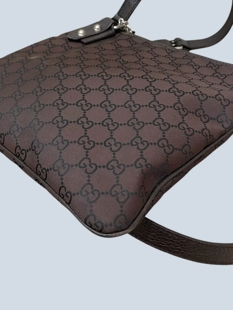 Borsa a tracolla in nylon Monogram e pelle., foto 10 di 11