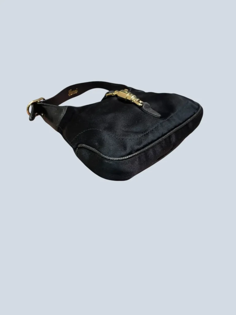 Borsa Jackie Micro in satin e lucertola., foto 7 di 10