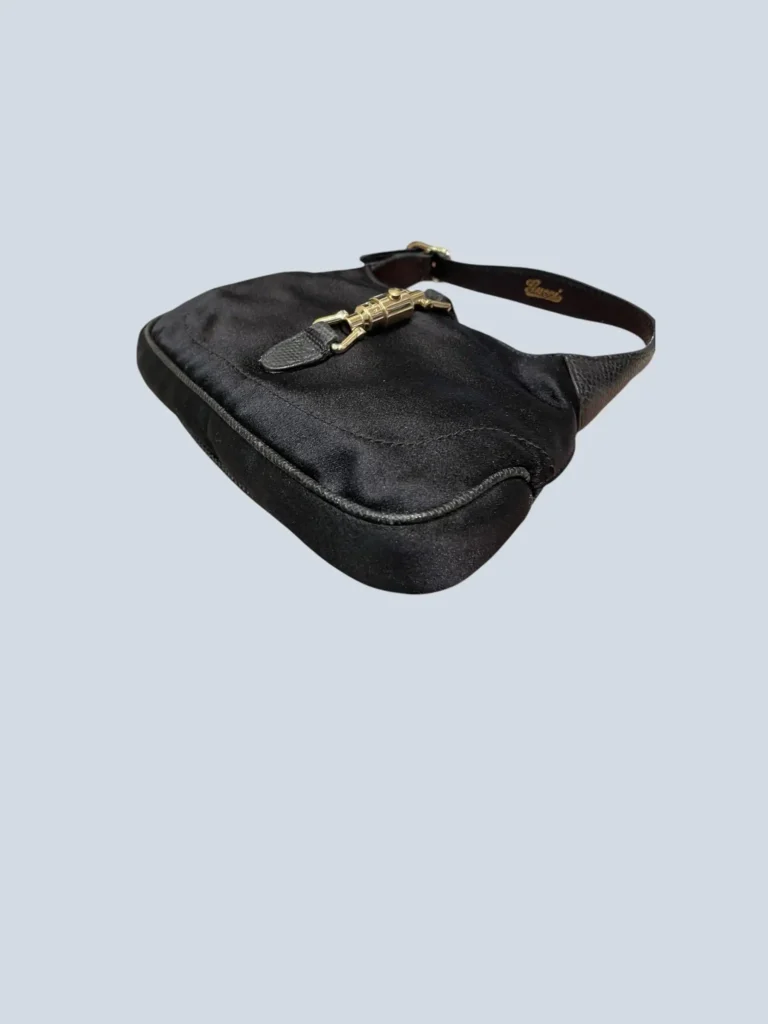 Borsa Jackie Micro in satin e lucertola., foto 6 di 10
