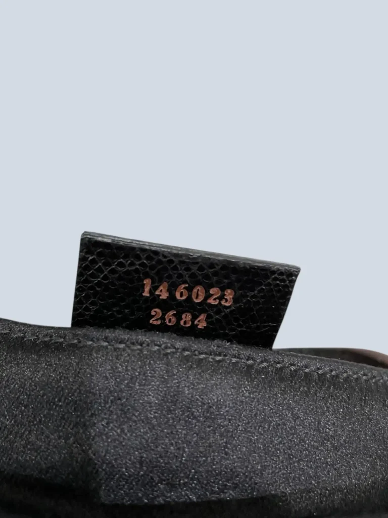 Borsa Jackie Micro in satin e lucertola., foto 4 di 10