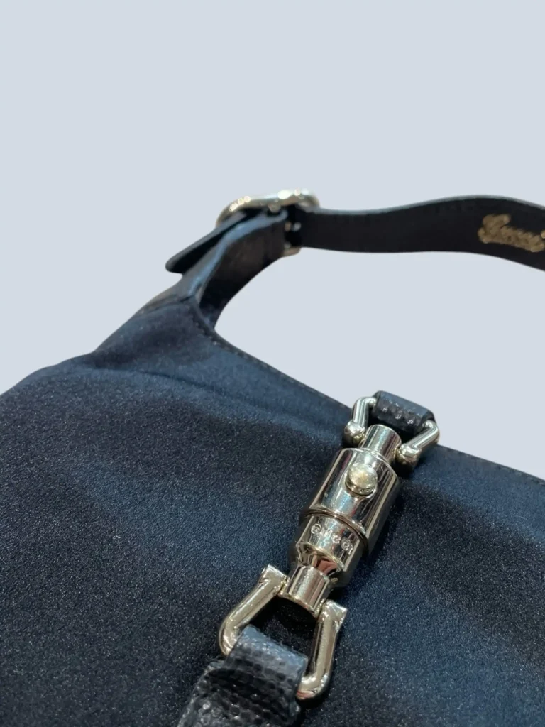 Borsa Jackie Micro in satin e lucertola., foto 10 di 10