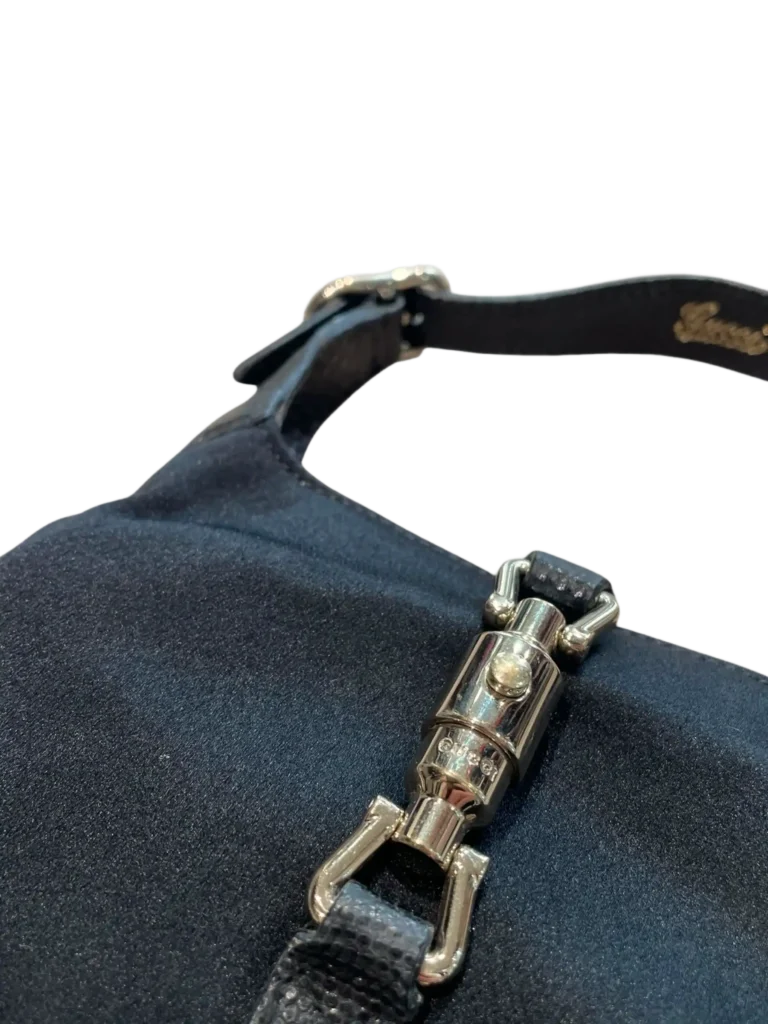 Borsa Jackie Micro in satin e lucertola., foto 10 di 10