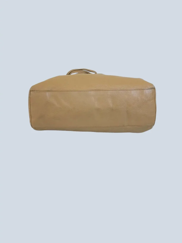 Borsa tote a spalla Bamboo Jungle in pelle martellata., foto 5 di 15