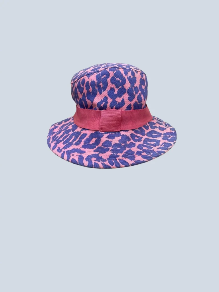 Cappello bucket in cotone animalier, M.