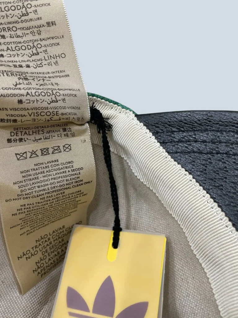 x Adidas, cappello da baseball in tela cerata Monogram e pelle, L., foto 8 di 9