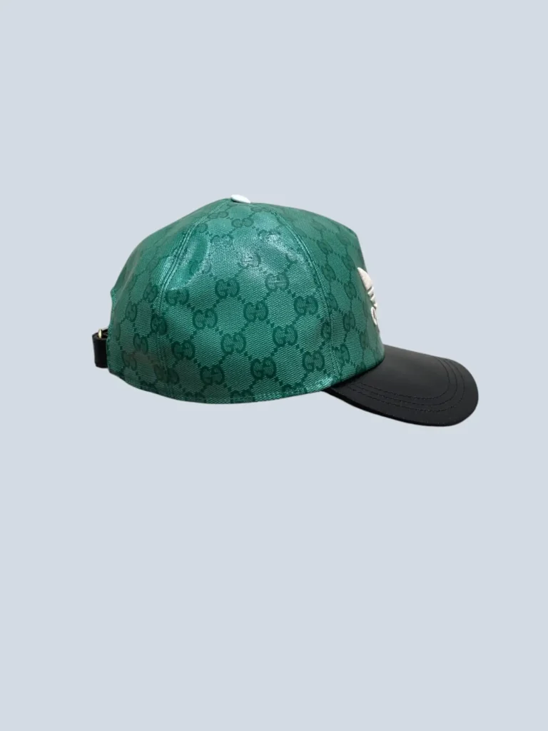 x Adidas, cappello da baseball in tela cerata Monogram e pelle, L., foto 3 di 9