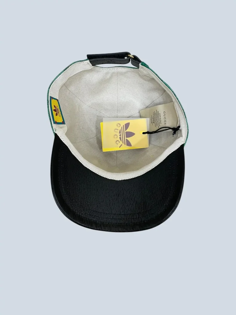 x Adidas, cappello da baseball in tela cerata Monogram e pelle, L., foto 5 di 9