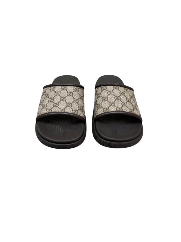 Persuit Monogram canvas and rubber slides, 12., photo 3 of 8