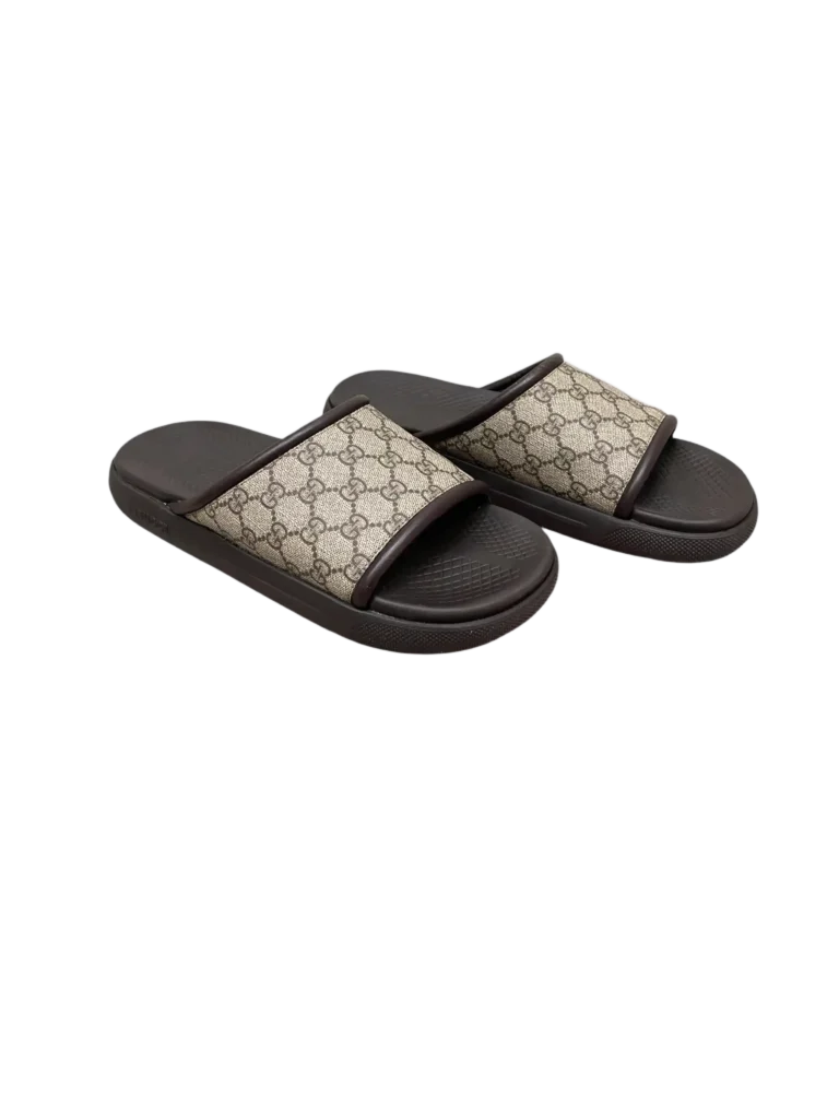 Persuit Monogram canvas and rubber slides, 12., photo 2 of 8