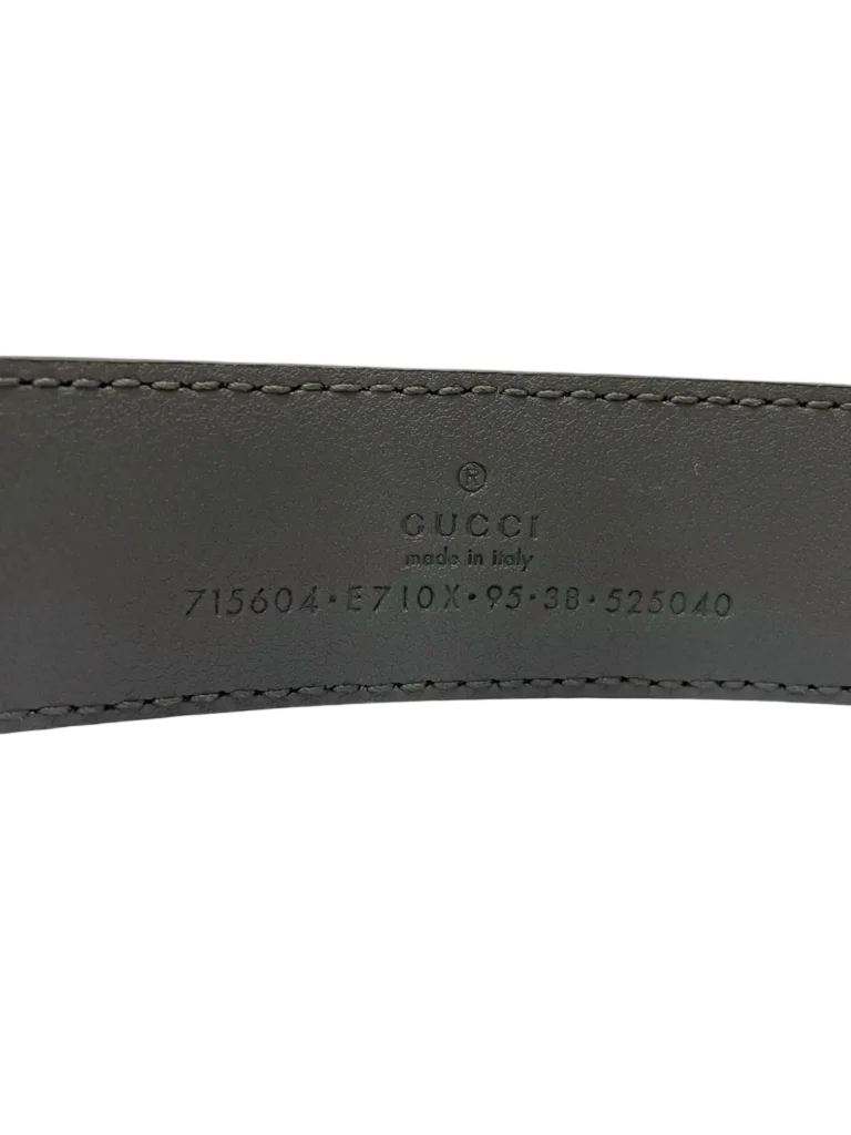 Squared Interlocking G crocodile belt, 95., photo 4 of 4