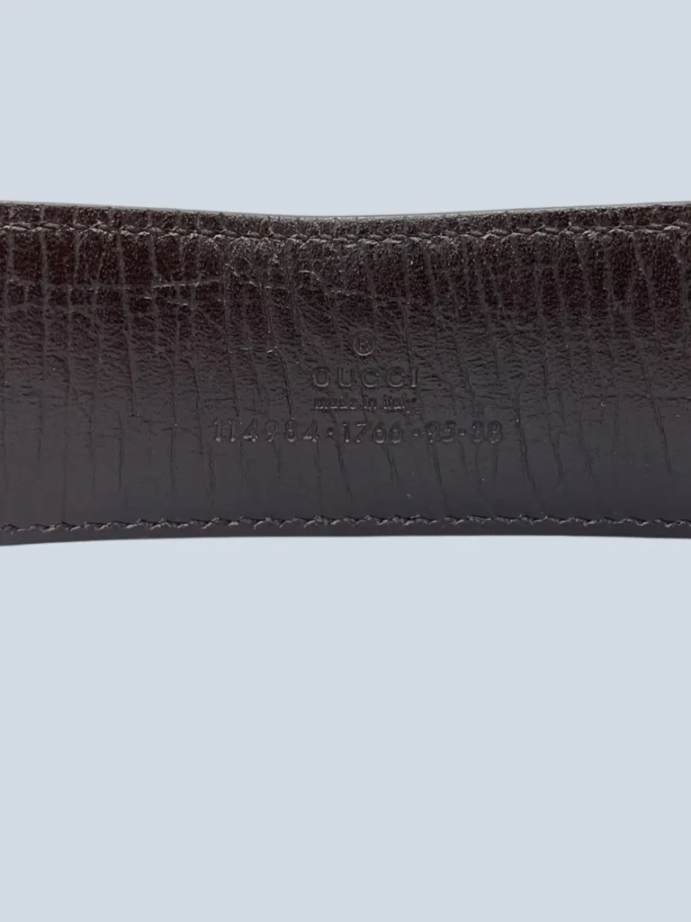 Interlocking Monogram canvas and leather belt, 95., photo 4 of 6