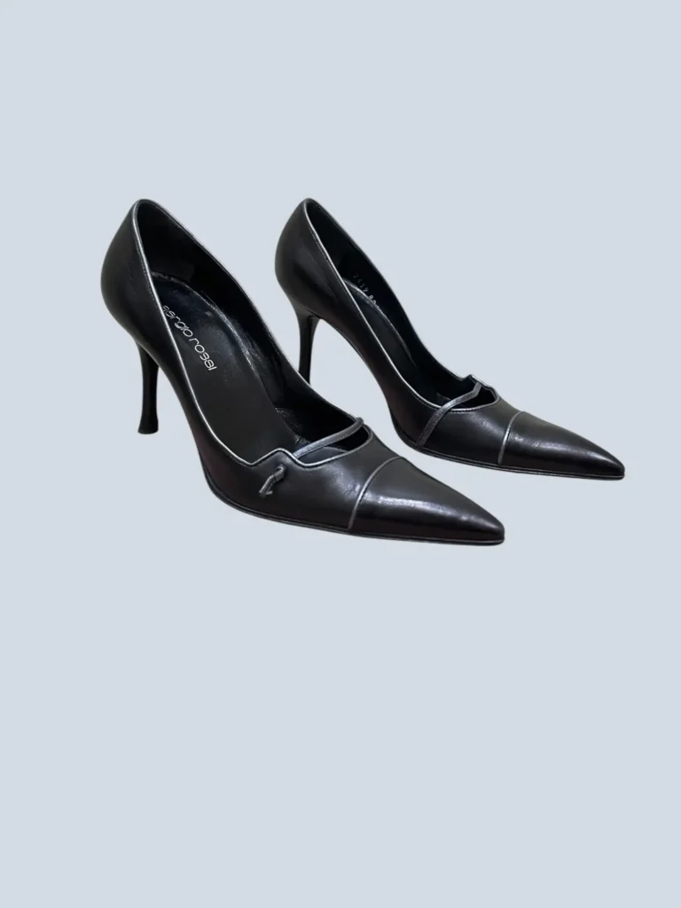 Two-tone leather pumps, 36., photo 2 of 5