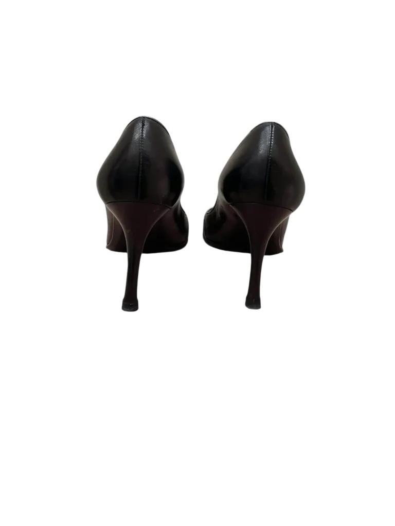 Décolleté in pelle bicolore, 36., foto 4 di 5