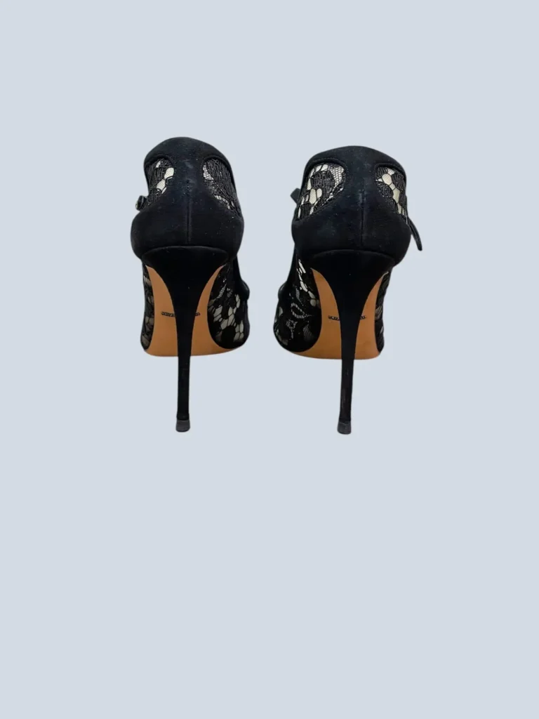 Décolleté in pizzo e suede, 38., foto 4 di 6