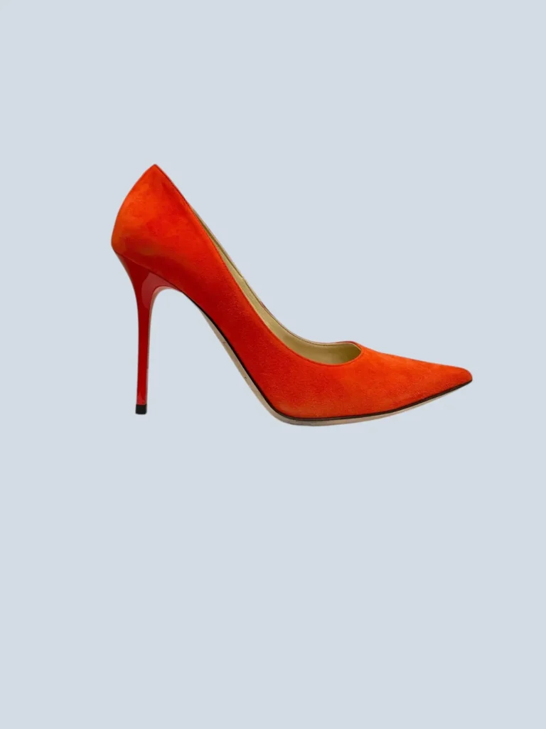 Décolleté Romy 100 in suede, 36,5.