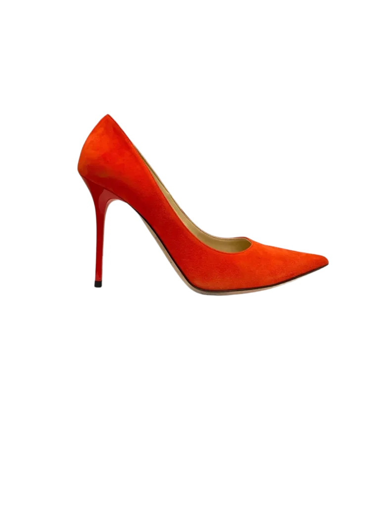 Décolleté Romy 100 in suede, 36,5.