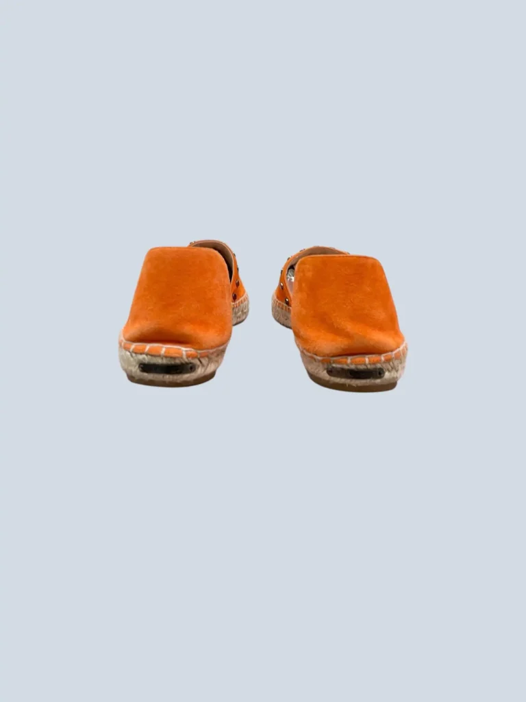 Espadrillas in suede con borchie, 38,5., foto 4 di 7