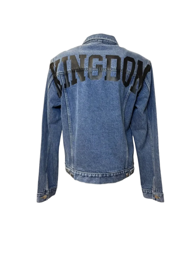 Kingdom denim jacket with embroidered logo, 50., photo 2 of 5