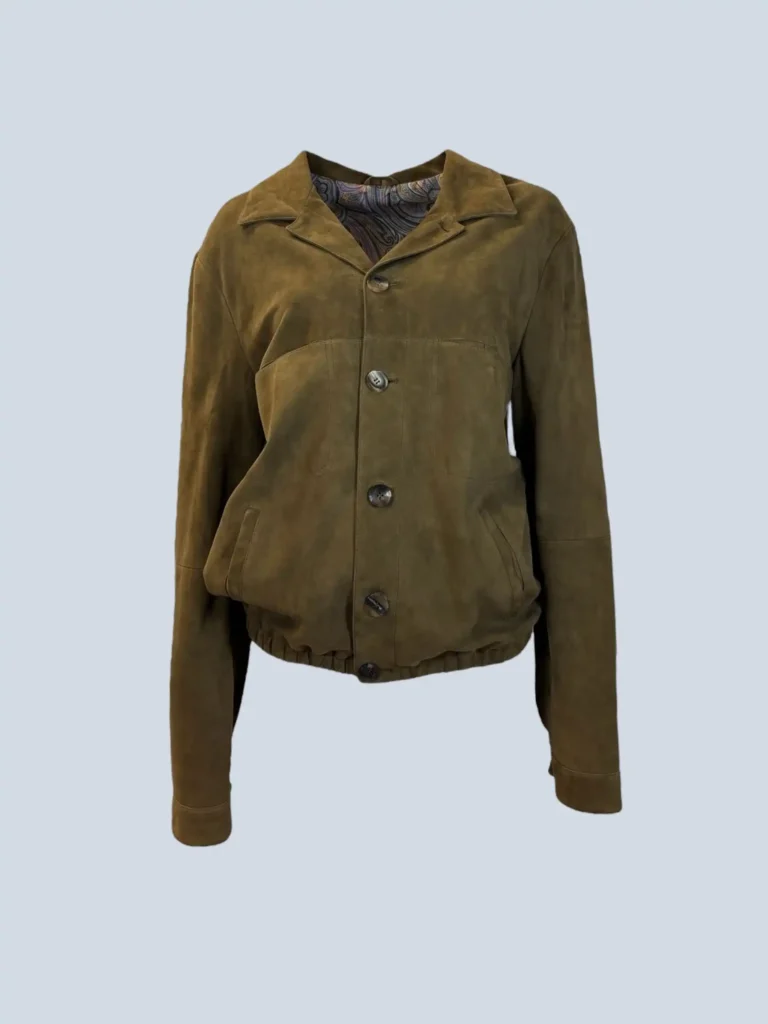 Giacca in pelle scamosciata, M.
