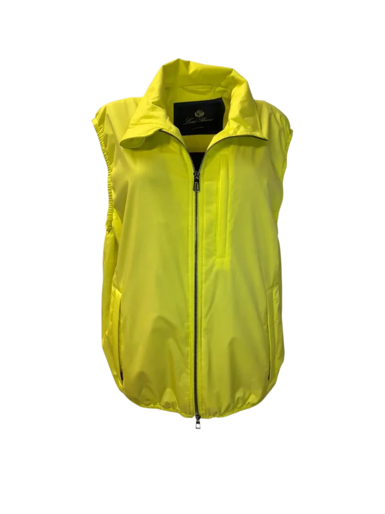Gilet con zip in nylon, L.