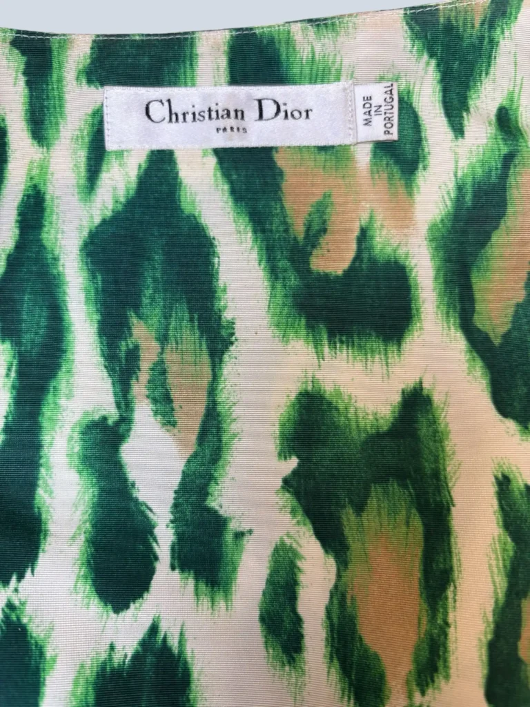 By John Galliano, top in seta stampa animalier, 36fr., foto 4 di 9