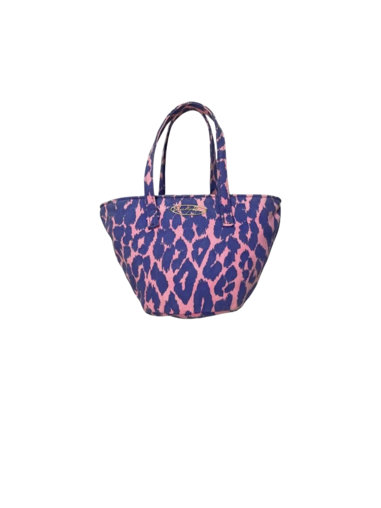 Mini bag in cotone animalier.