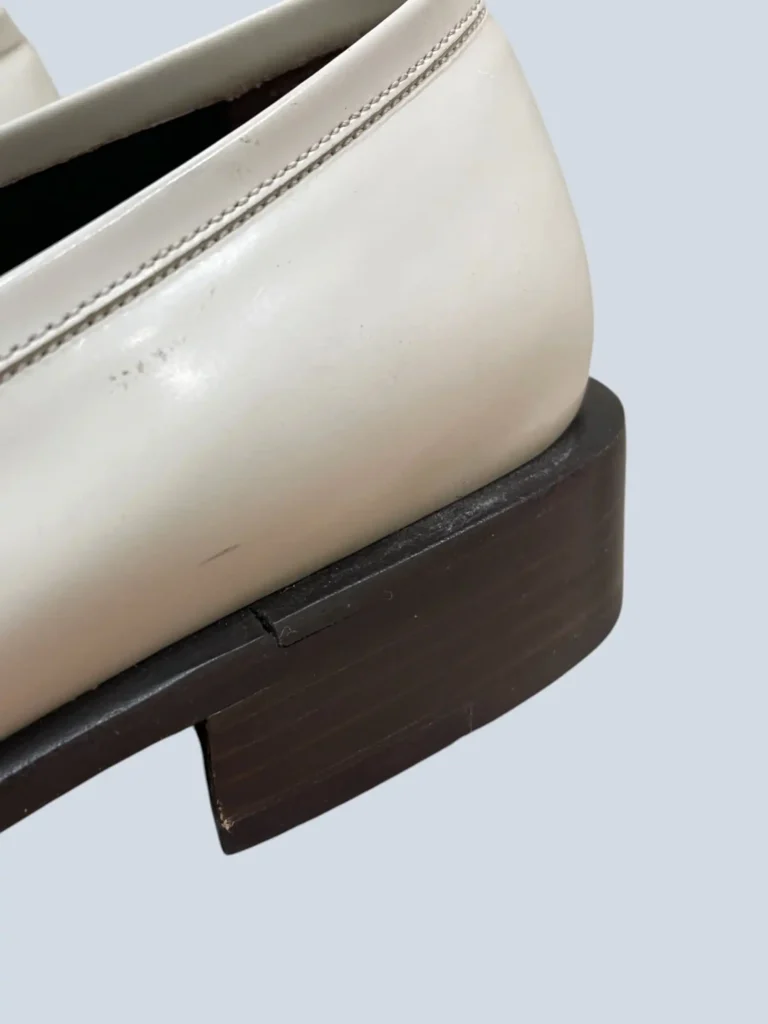 Brushed leather fringed loafers, 38., photo 9 of 9