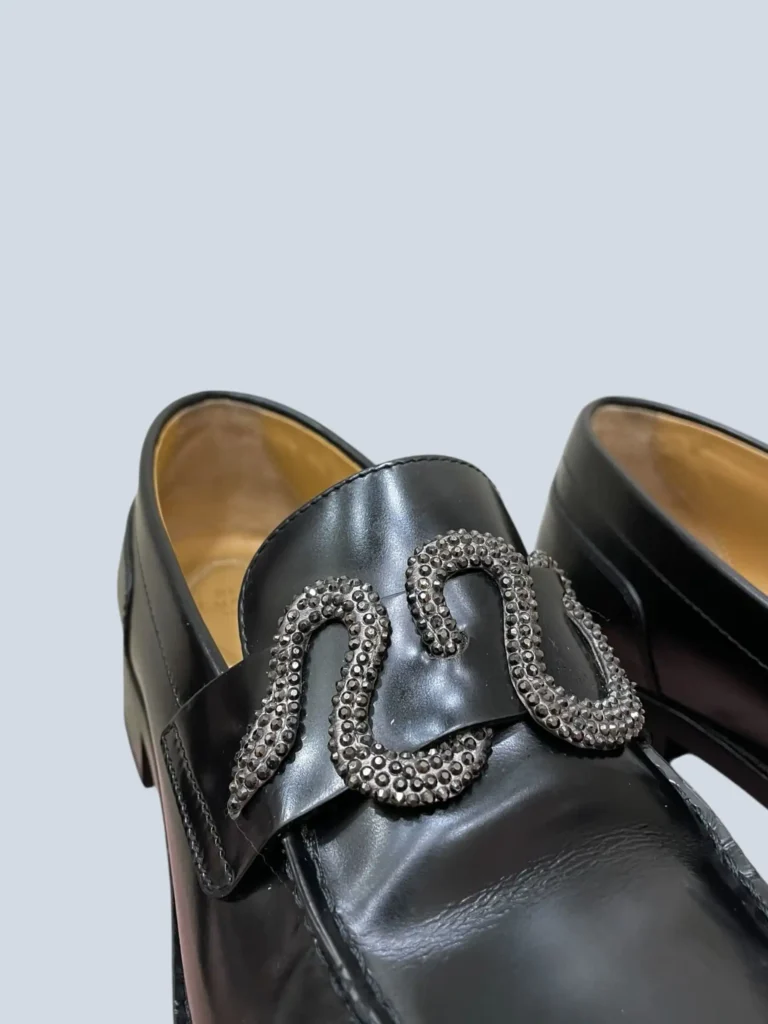 Morgana brushed leather loafers, 37., photo 6 of 7